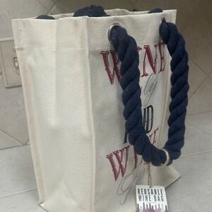 Canvas 4- Bottle carrier with Sturdy Jute Handle